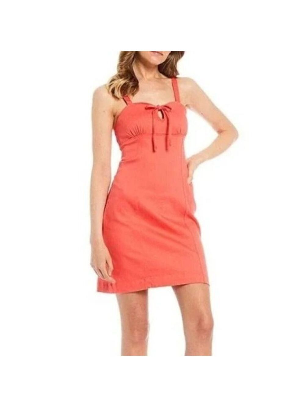 Gianni Bini Orange Denim Casual Dress